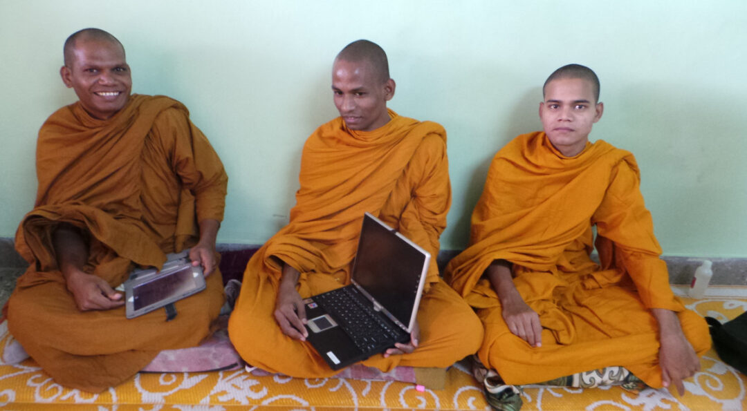 Laptop Donation to Bhim Jyoti Buddha Vihara, Panchpaoli, Nagpur
